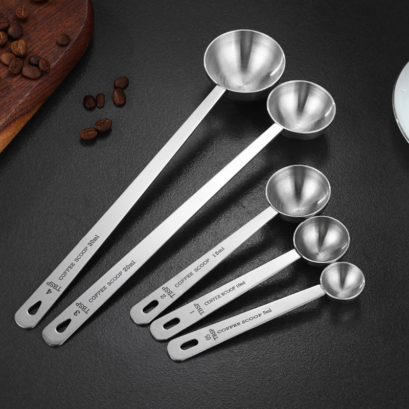 Stainless Steel 304 Coffee Measuring Spoon Long Handle,Baking Spoon,Coffee Spoon For Cafe - Image 3