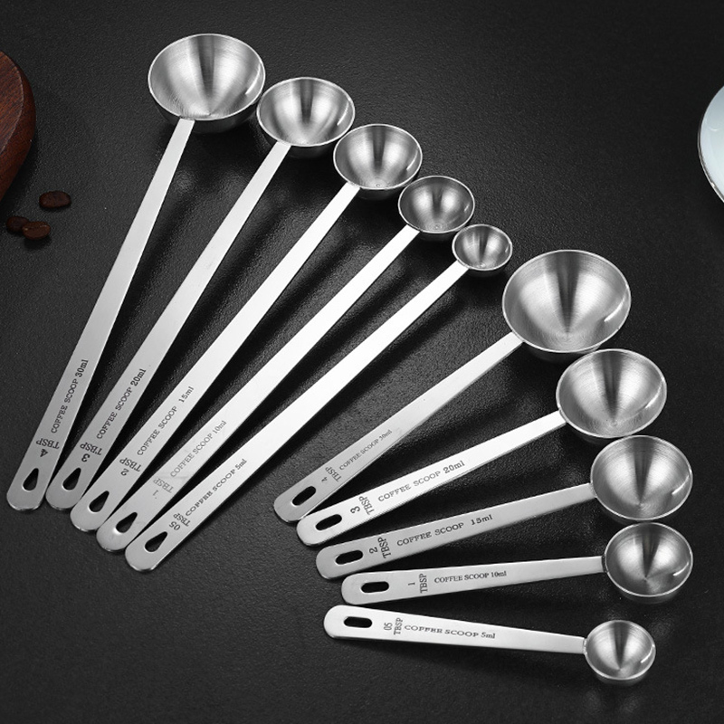 Stainless Steel 304 Coffee Measuring Spoon Long Handle,Baking Spoon,Coffee Spoon For Cafe - Image 4