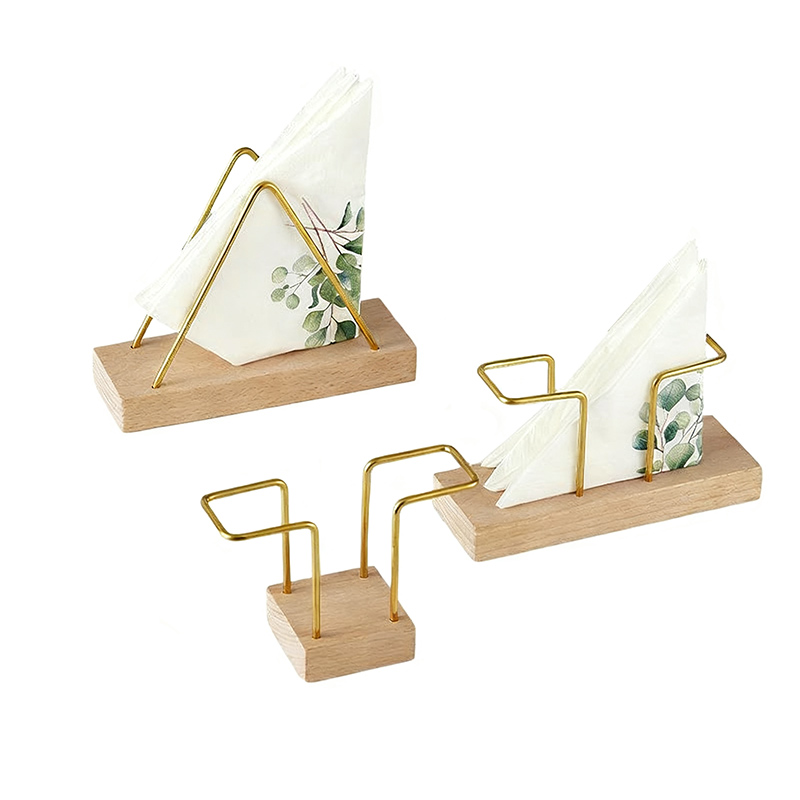 Walnut Tissue Holder,Dining Table Beech Tissue Holder For Restaurants