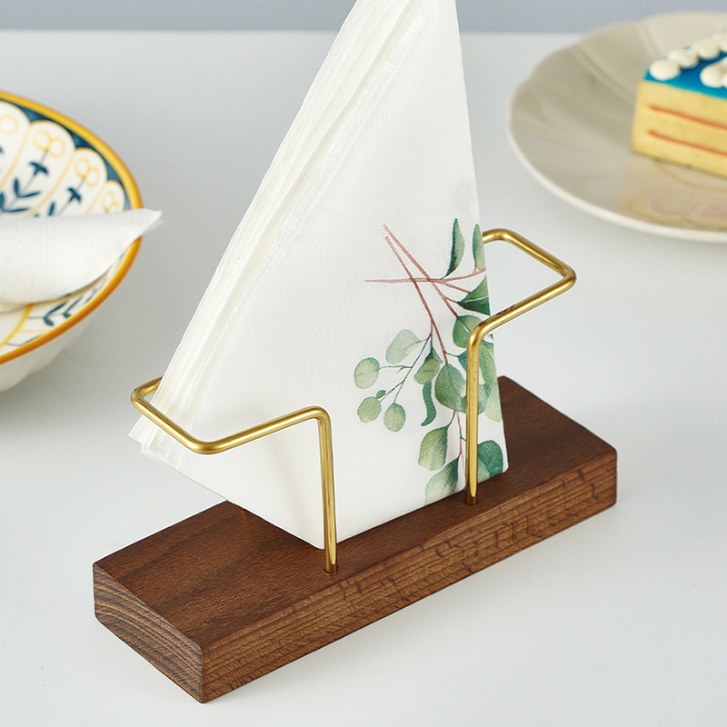 Walnut Tissue Holder,Dining Table Beech Tissue Holder For Restaurants - Image 7