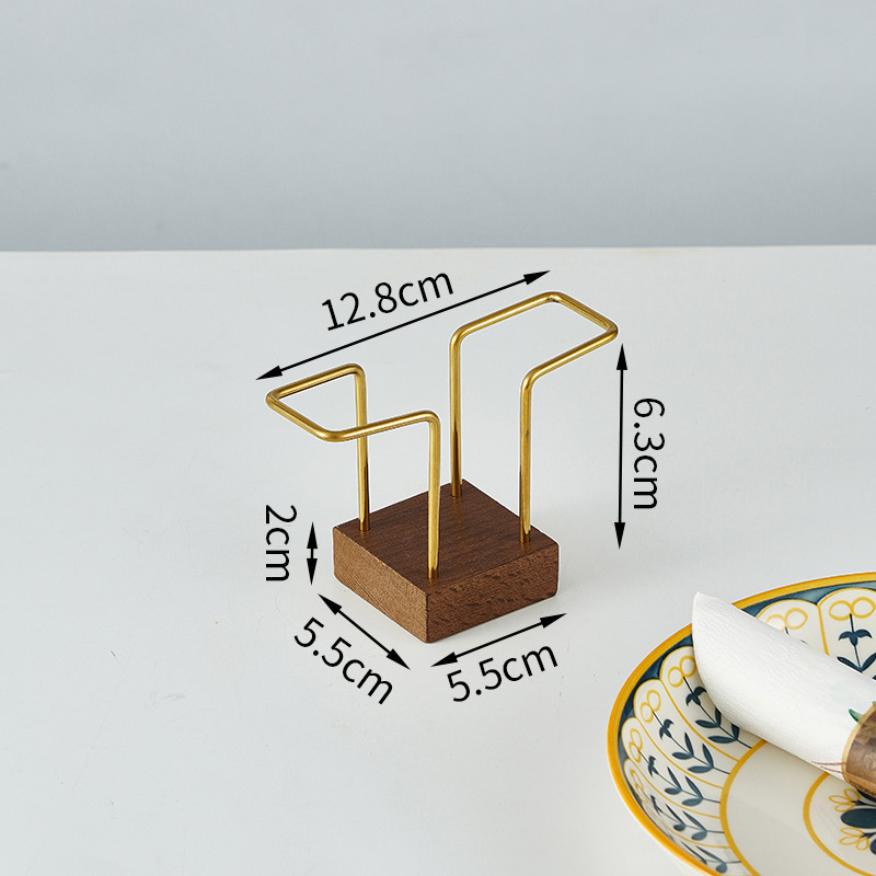 Walnut Tissue Holder,Dining Table Beech Tissue Holder For Restaurants - Image 3