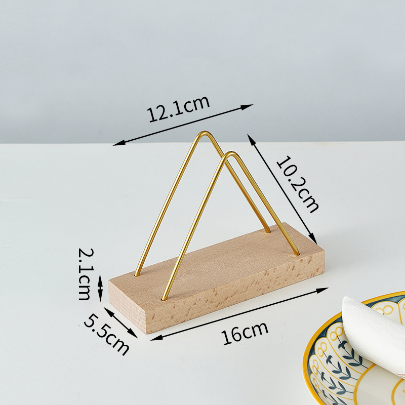 Walnut Tissue Holder,Dining Table Beech Tissue Holder For Restaurants - Image 4