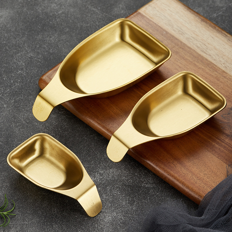 Stainless Steel 304 Multi Purpose Sauce Spoon, Barbecue Sauce Dish,Dipping Spoon,Dipping Dish,Tableware For Restaurant - 图片 2