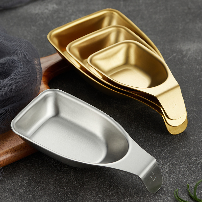 Stainless Steel 304 Multi Purpose Sauce Spoon, Barbecue Sauce Dish,Dipping Spoon,Dipping Dish,Tableware For Restaurant - 图片 3