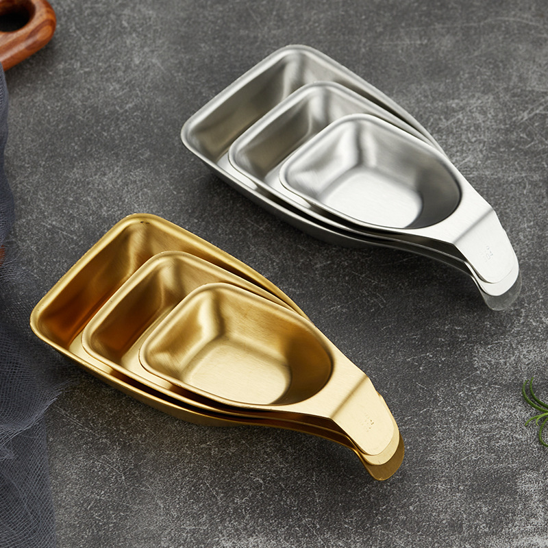Stainless Steel 304 Multi Purpose Sauce Spoon, Barbecue Sauce Dish,Dipping Spoon,Dipping Dish,Tableware For Restaurant - 图片 4