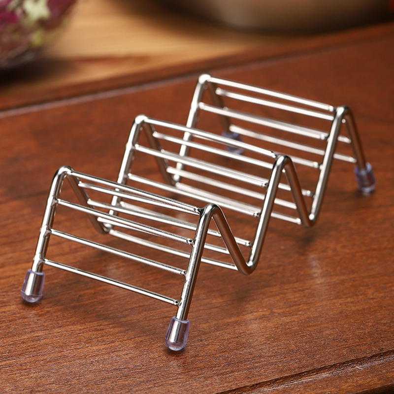 Stainless Steel Mexican Taco Holder,Corn Roll Holder Golden For Restaurants - Image 4