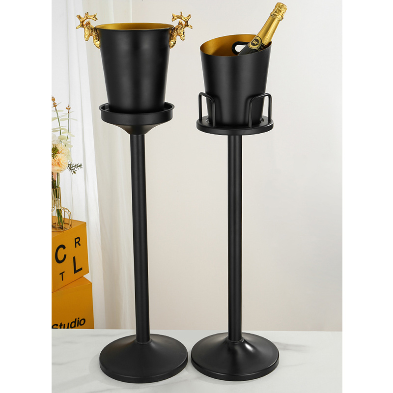Stainless Steel European Reindeer Champagne Bucket With Rack,Champagne Bucket,Ice Bucket Stand Golden For Bars - Image 6