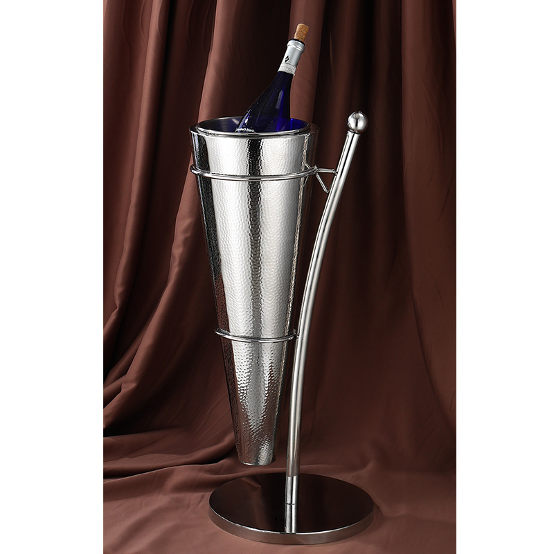 Stainless Steel Double Layer Champagne Bucket With Rack,Champagne Bucket,Ice Bucket Display Stand For Bars - Image 4