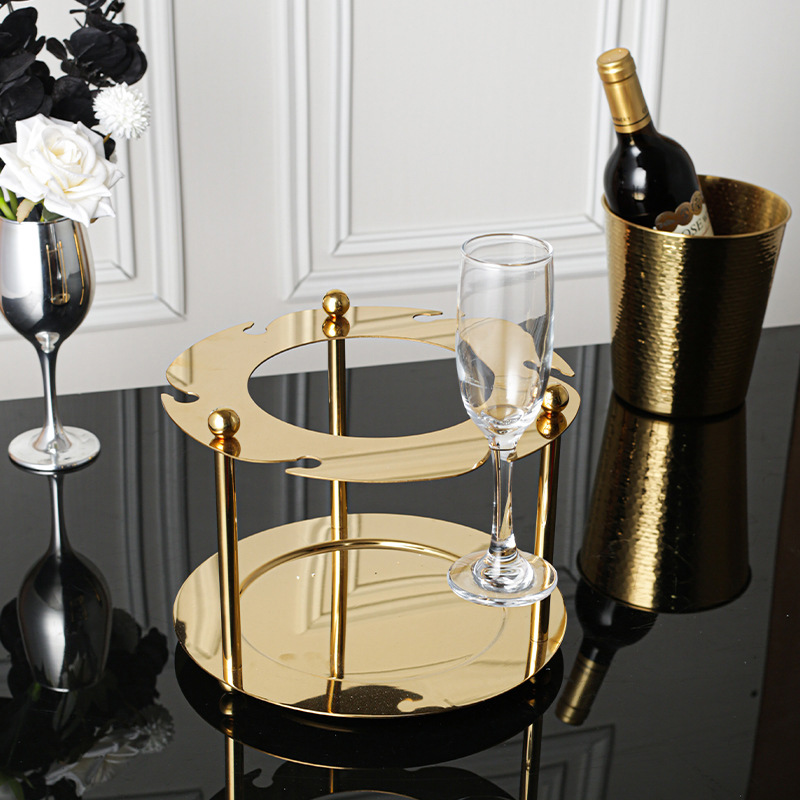 Stainless Steel Ice Bucket Integrated Rack,Champagne Bucket,Red Wine Ice Bucket Stand For Bars - Image 6