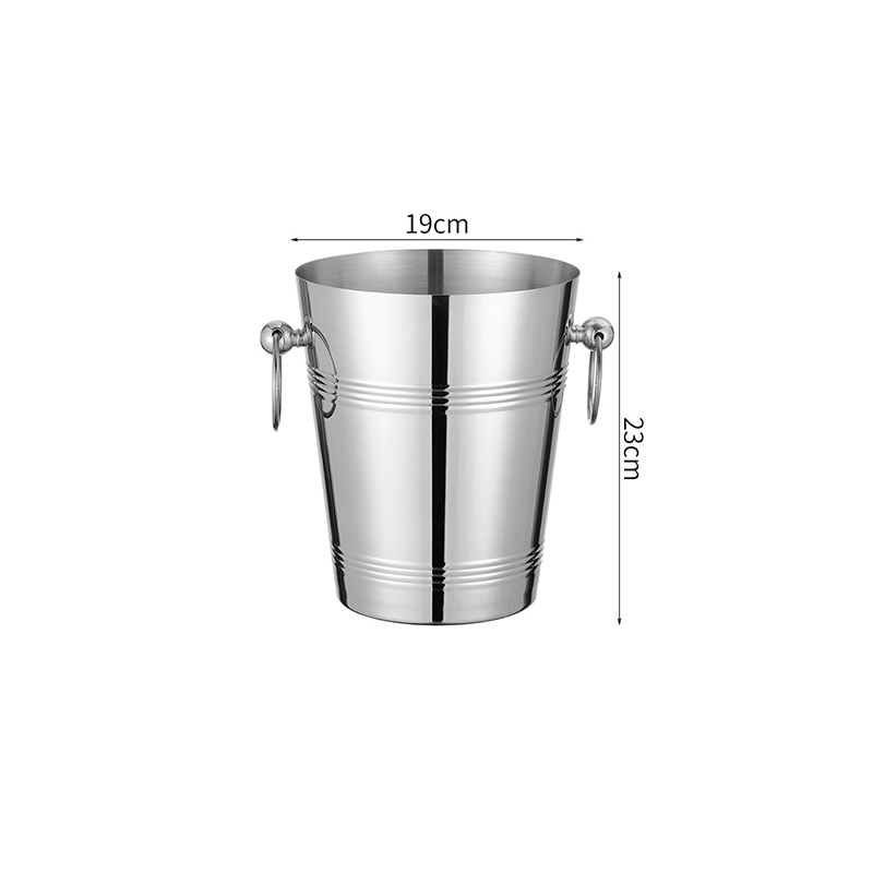 Stainless Steel Luxury Champagne Bucket,Beer Ice Bucket,Red Wine Ice Bucket Rose Gold For Bars - Image 2