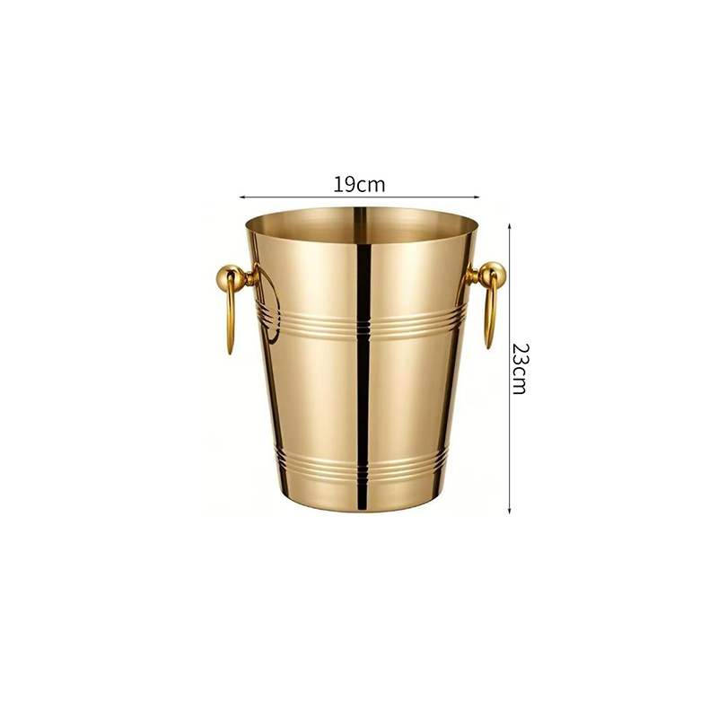 Stainless Steel Luxury Champagne Bucket,Beer Ice Bucket,Red Wine Ice Bucket Rose Gold For Bars - Image 4