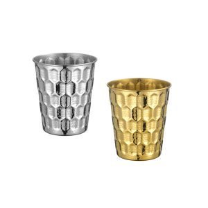 Stainless Steel Gemstone Patterned Champagne Bucket,Ice Bucket,Red Wine Ice Bucket Golden For Bars